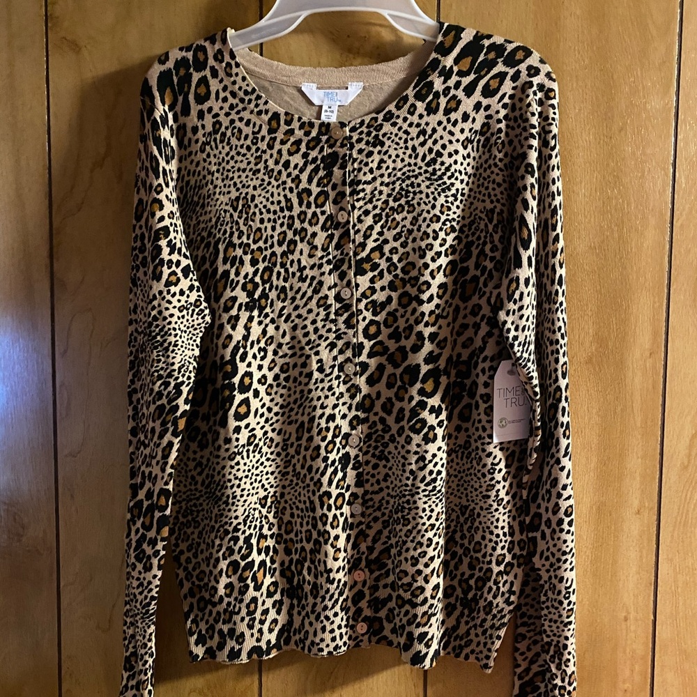 Leopard cardigan